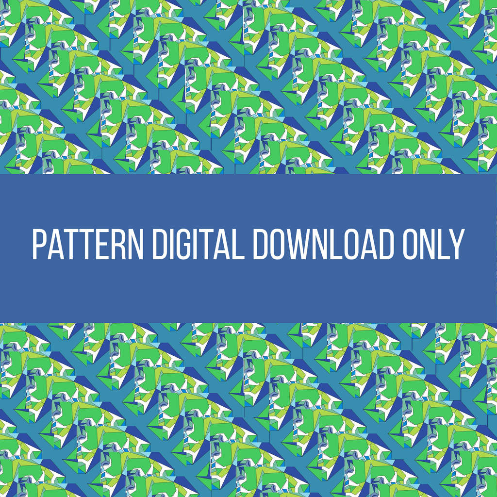 Geometric Indian Motion Pattern No.2 Seamless Digital Download | Series 1 - Sparks & Noises