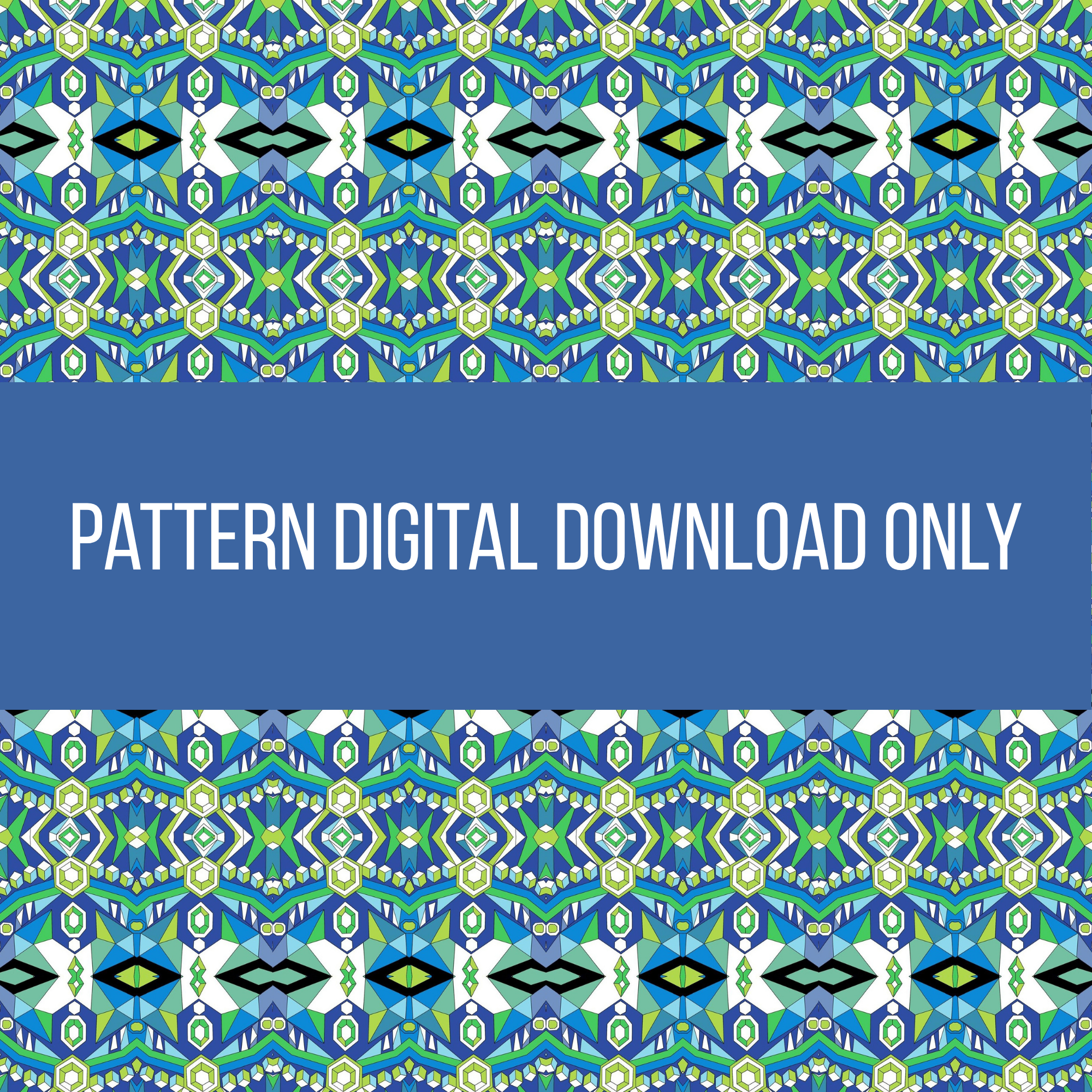 Geometric Indian Dancer Eye Seamless Pattern No.5 The Final Pattern | Digital Download | Series 1 - Sparks & Noises