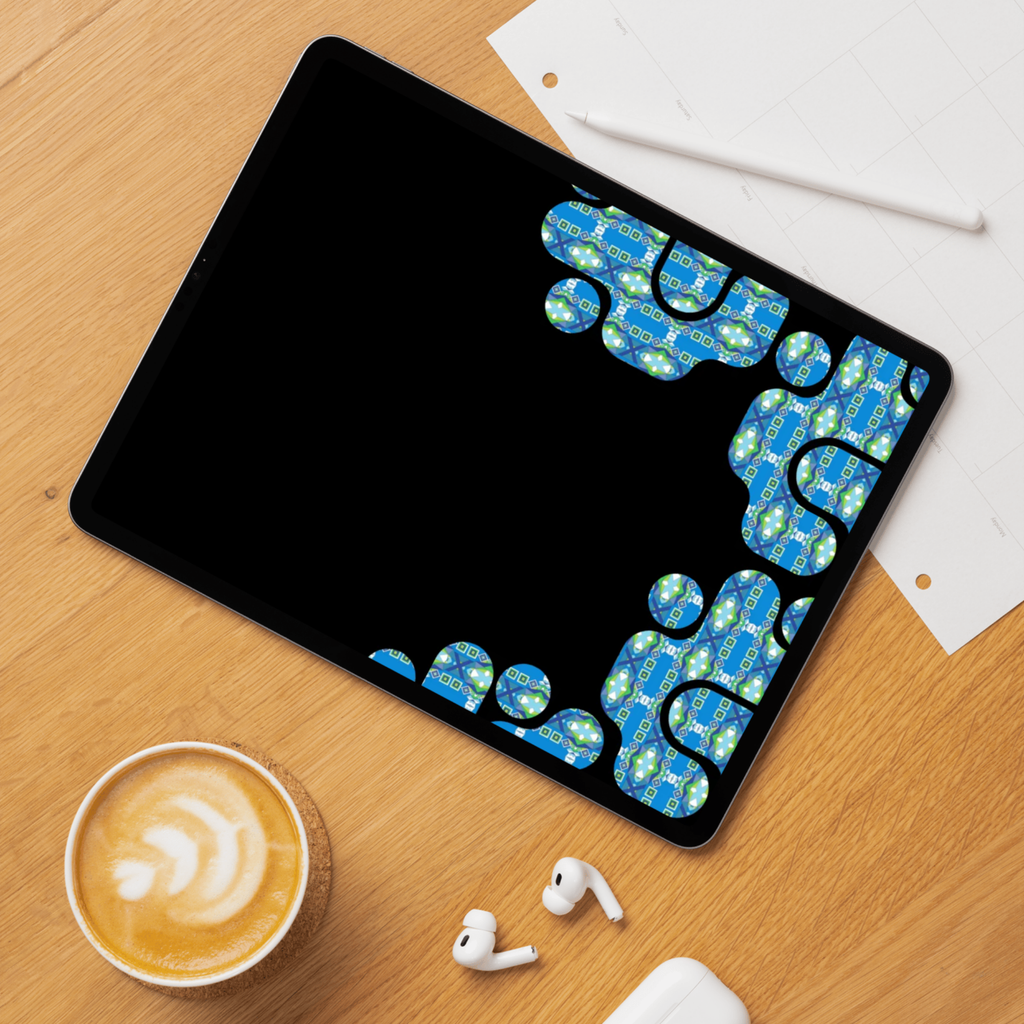 Jewellery World Digital Bundle: Dancer, Pattern, Journal, iPad Wallpaper, Om Print - Sparks & Noises