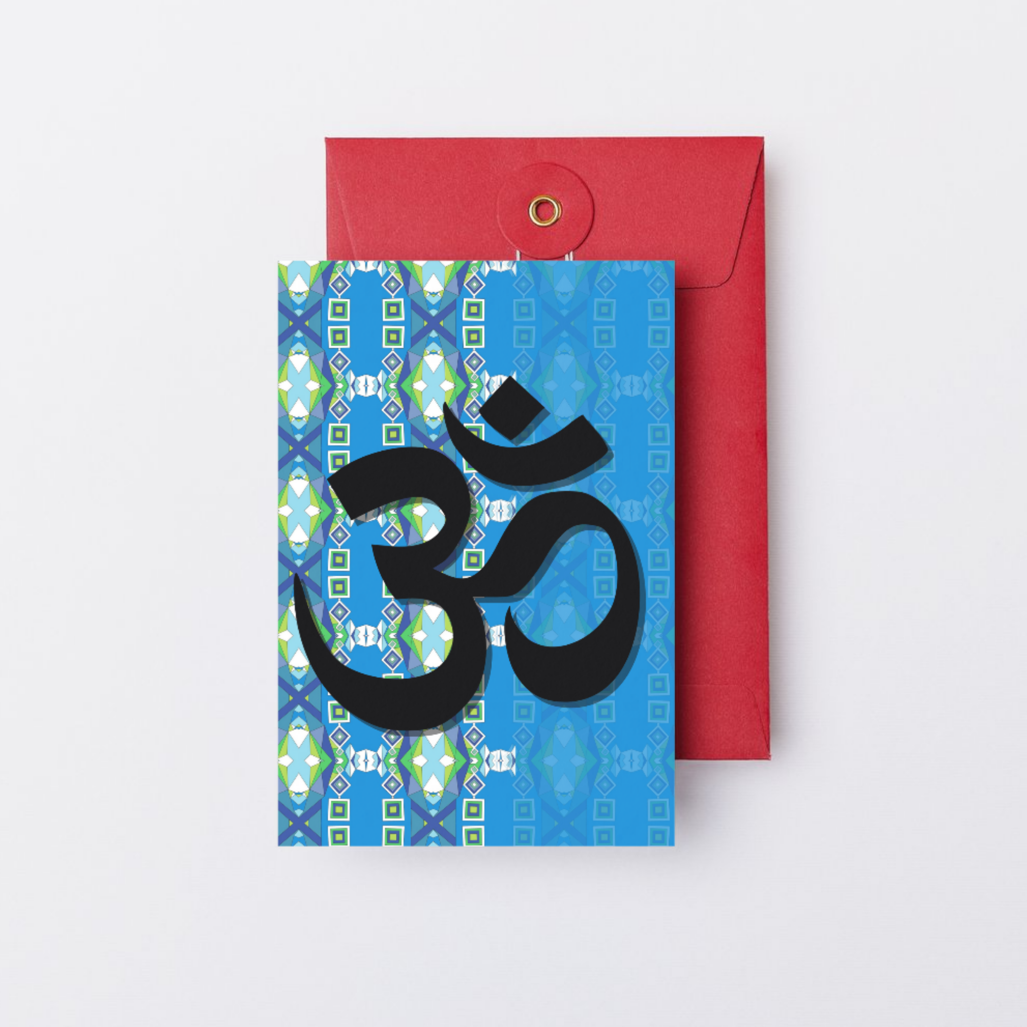 Om Symbol Geometric Art Print | Digital Download | Sacred Words Series No.3 - Sparks & Noises