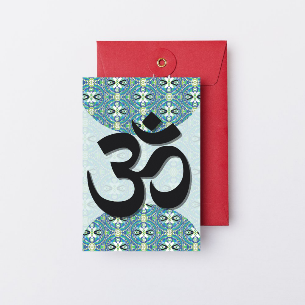 Series 1 Complete Sacred Words All 5 Om Prints | Indian Geometric Gallery Wall Set | Instant Digital Download Sparks & Noises