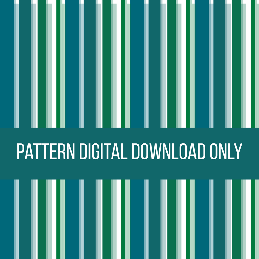 Five Blue & Green Patterns (Digital Download)