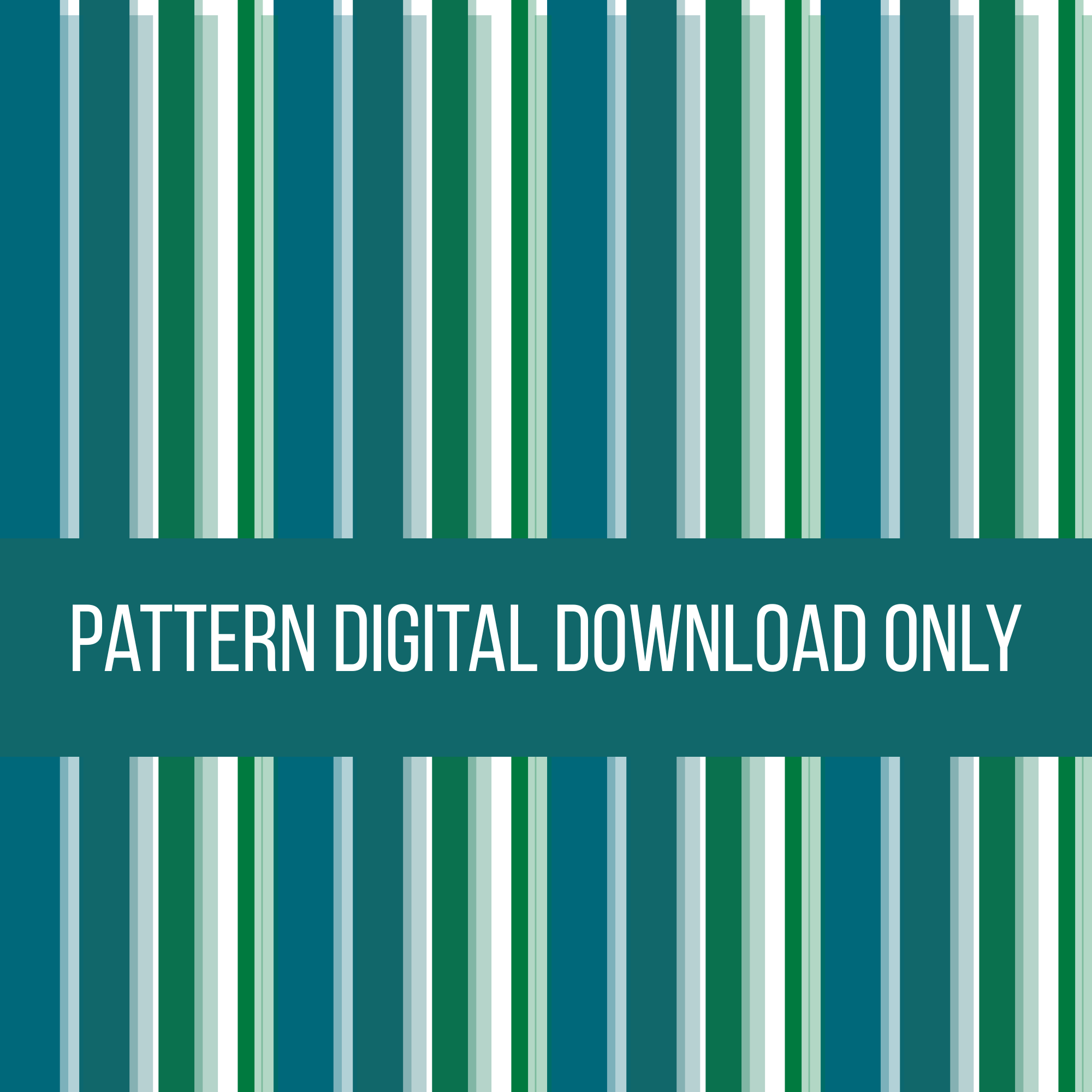 Five Blue & Green Patterns (Digital Download)