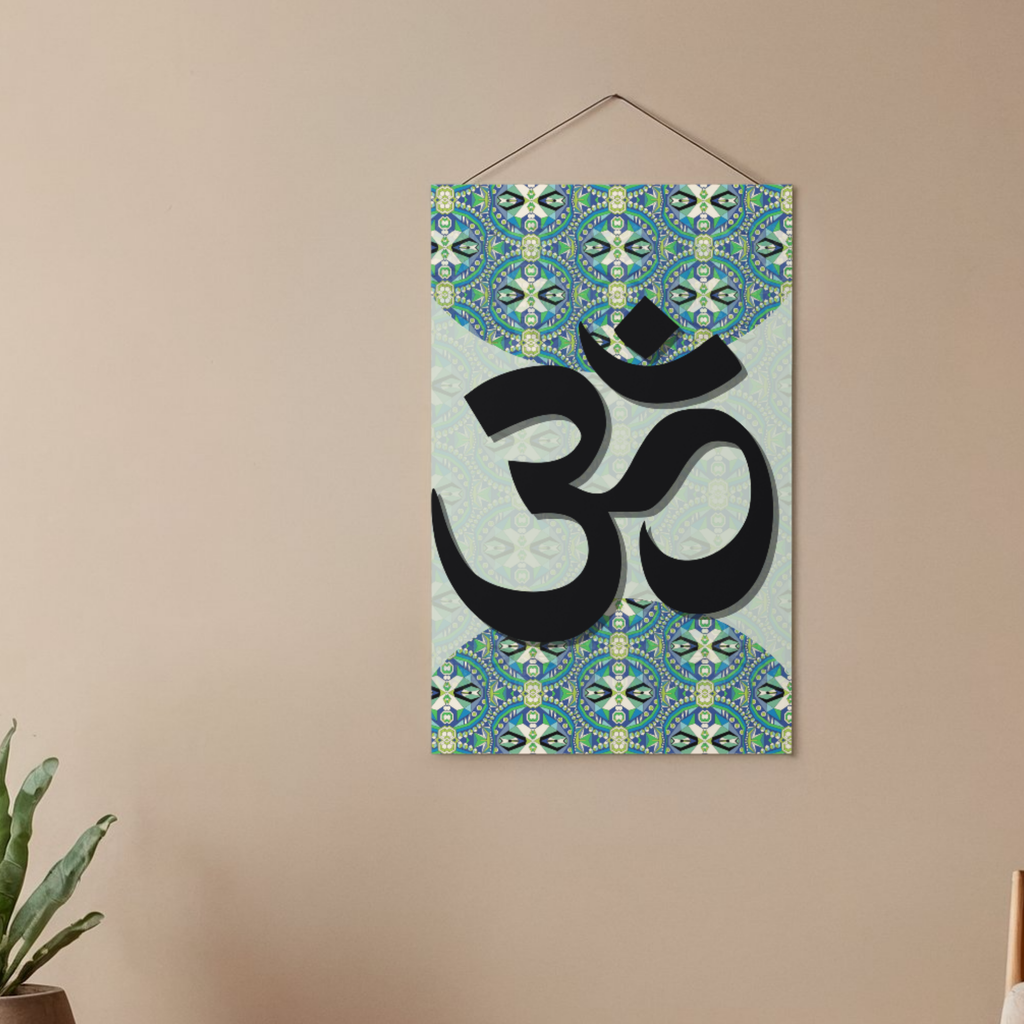 Om Symbol Geometric Indian Art Printable Wall Art | Instant Digital Download | Sacred Words No.1 - Sparks & Noises