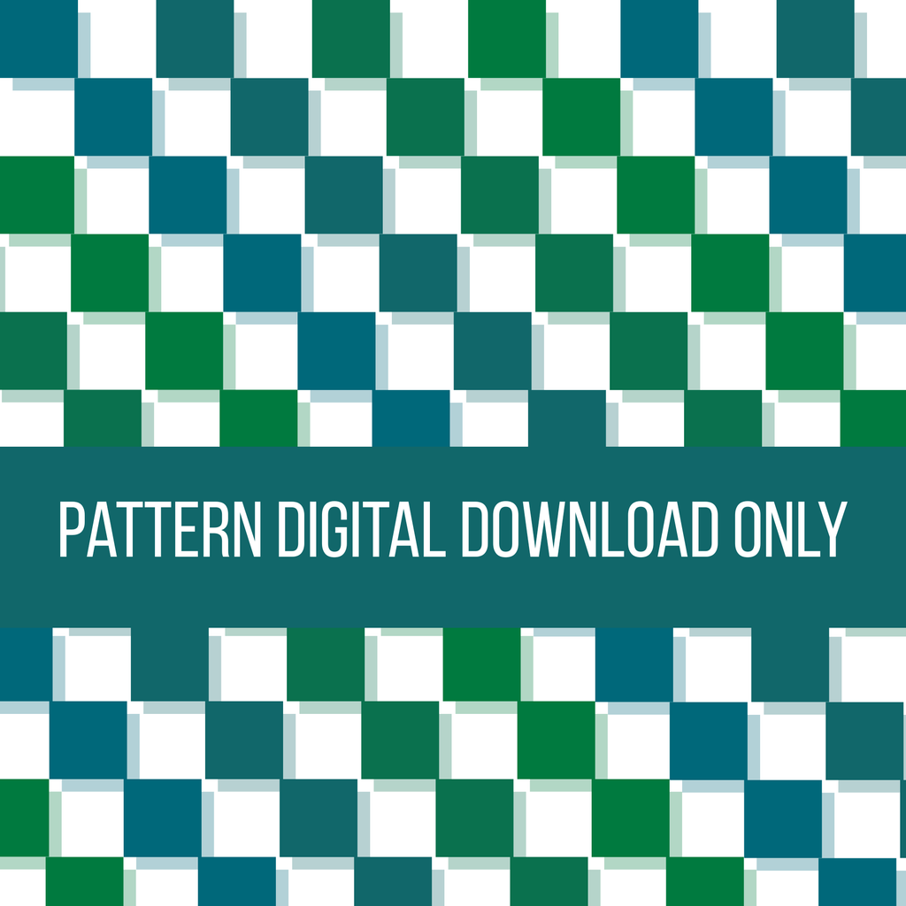 Five Blue & Green Patterns (Digital Download)