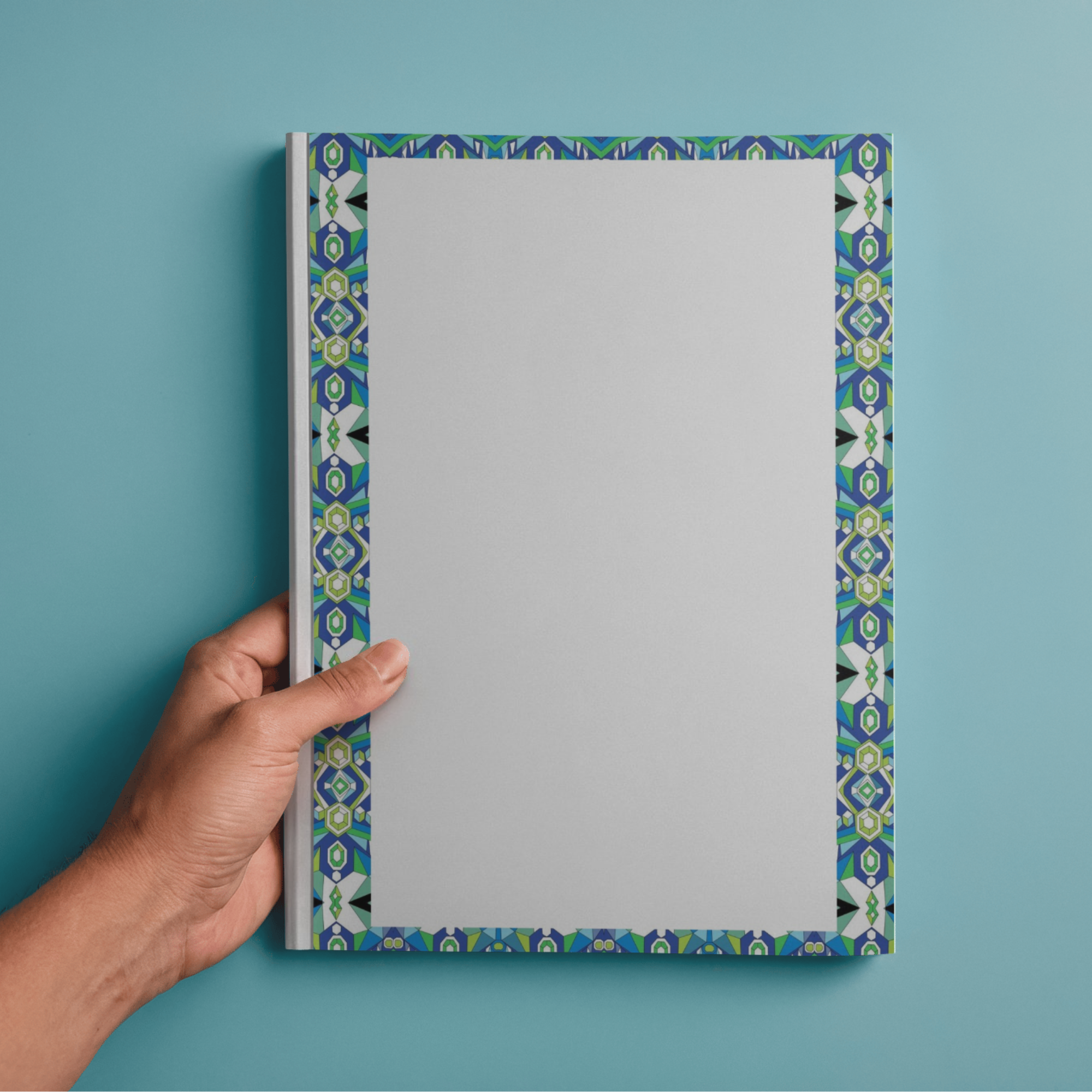 Indian Crown Gem Border Journal Page - Final Page | Printable Writing - Series 1 - Sparks & Noises