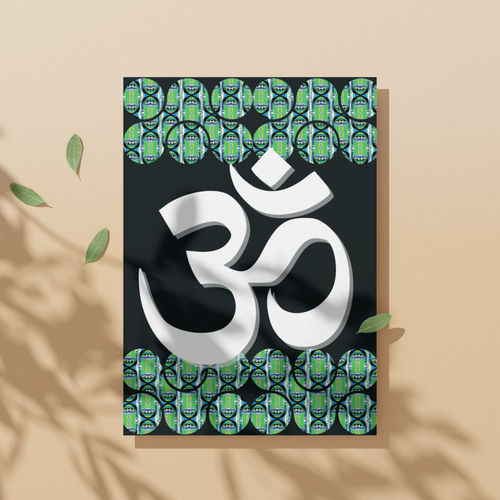 Series 1 Complete Sacred Words All 5 Om Prints | Indian Geometric Gallery Wall Set | Instant Digital Download Sparks & Noises