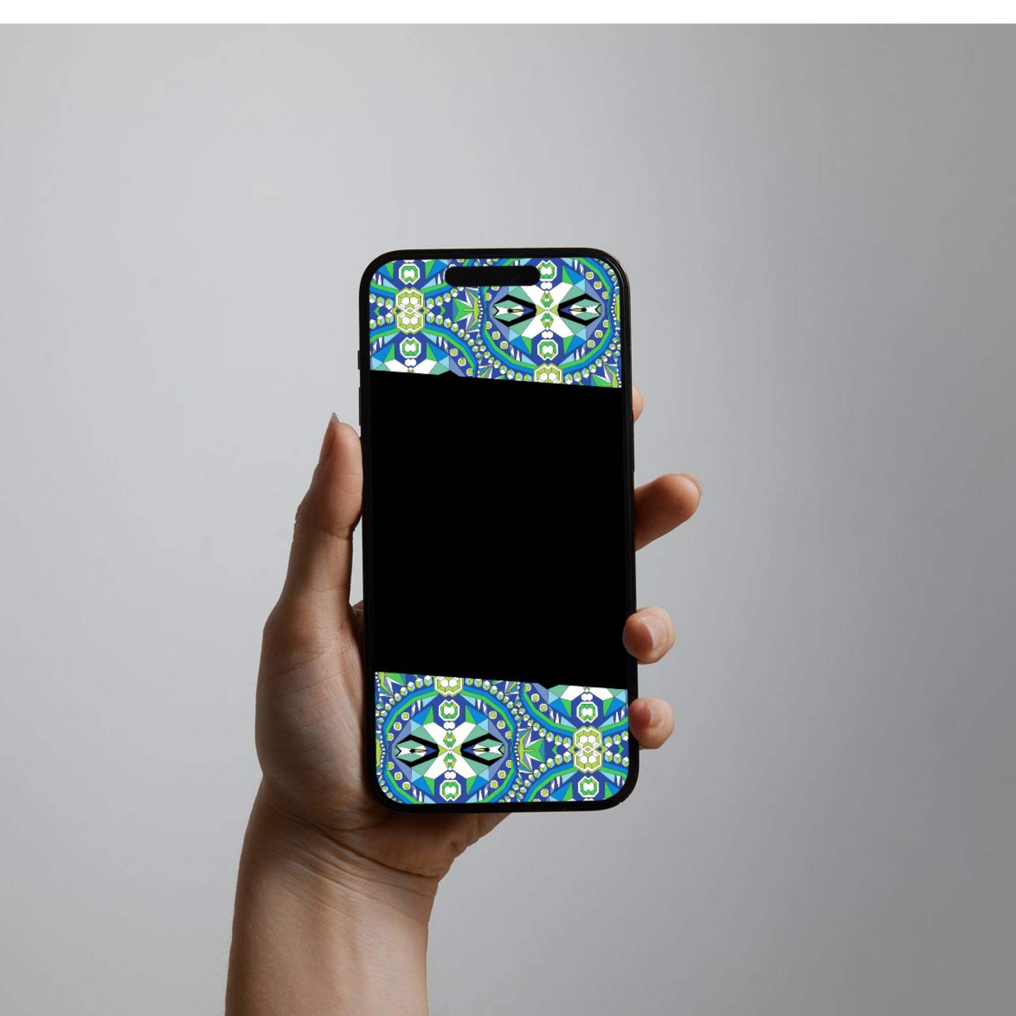 Geometric Indian Medallion Phone Wallpaper No.1 Instant Digital Download | Wallpaper Series 1 - Sparks & Noises