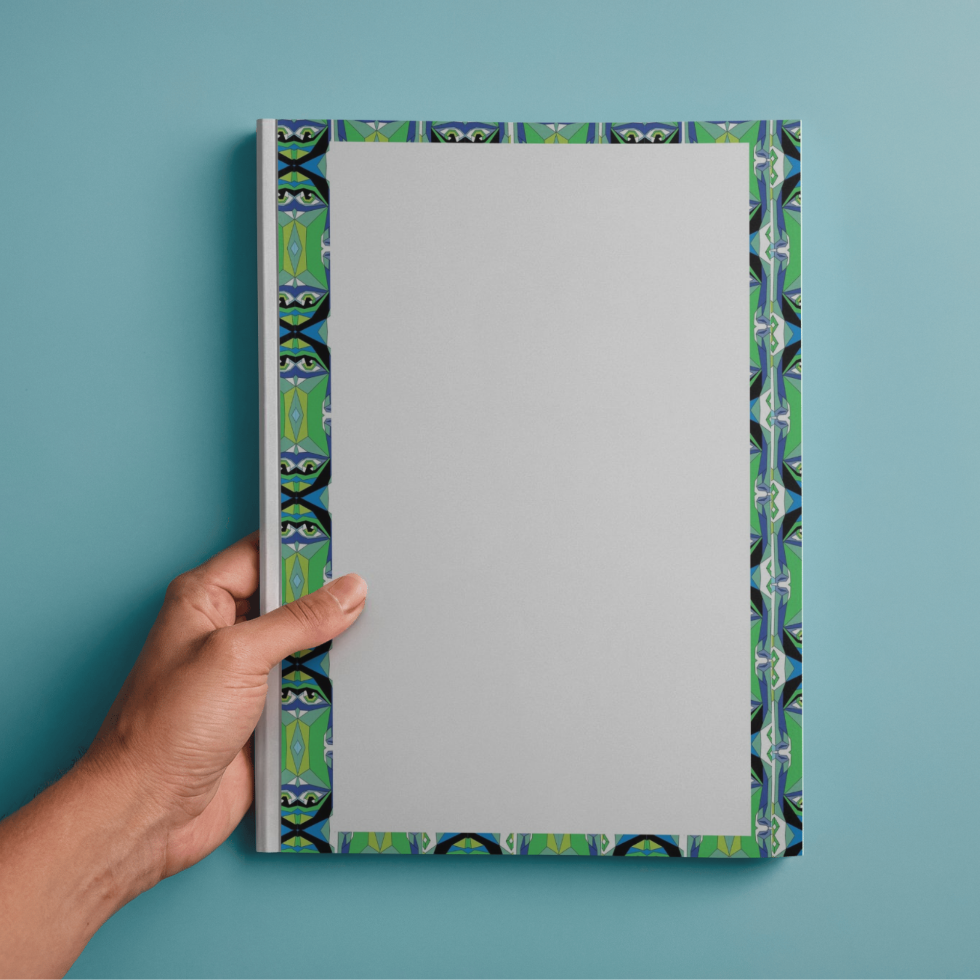 Geometric Indian Dancer Journal Page No.4 Printable Writing Page | Series 1 - Sparks & Noises