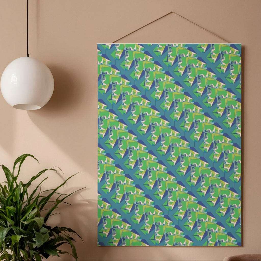 Geometric Indian Motion Pattern No.2 Seamless Digital Download | Series 1 - Sparks & Noises