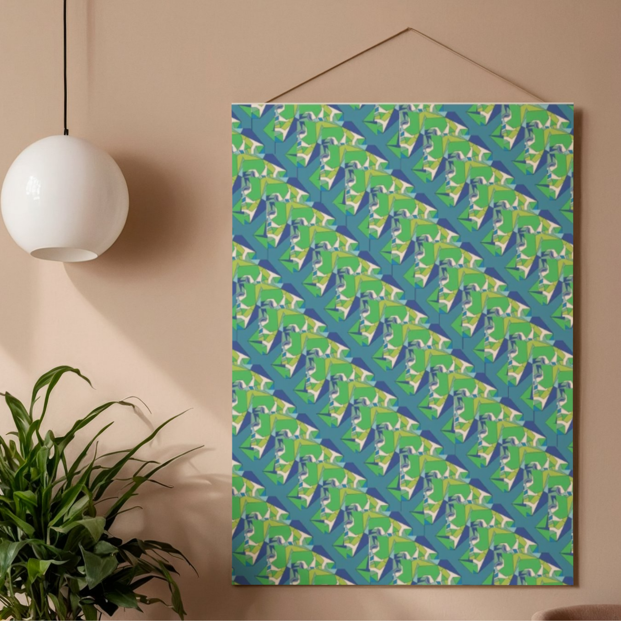 Geometric Indian Motion Pattern No.2 Seamless Digital Download | Series 1 - Sparks & Noises