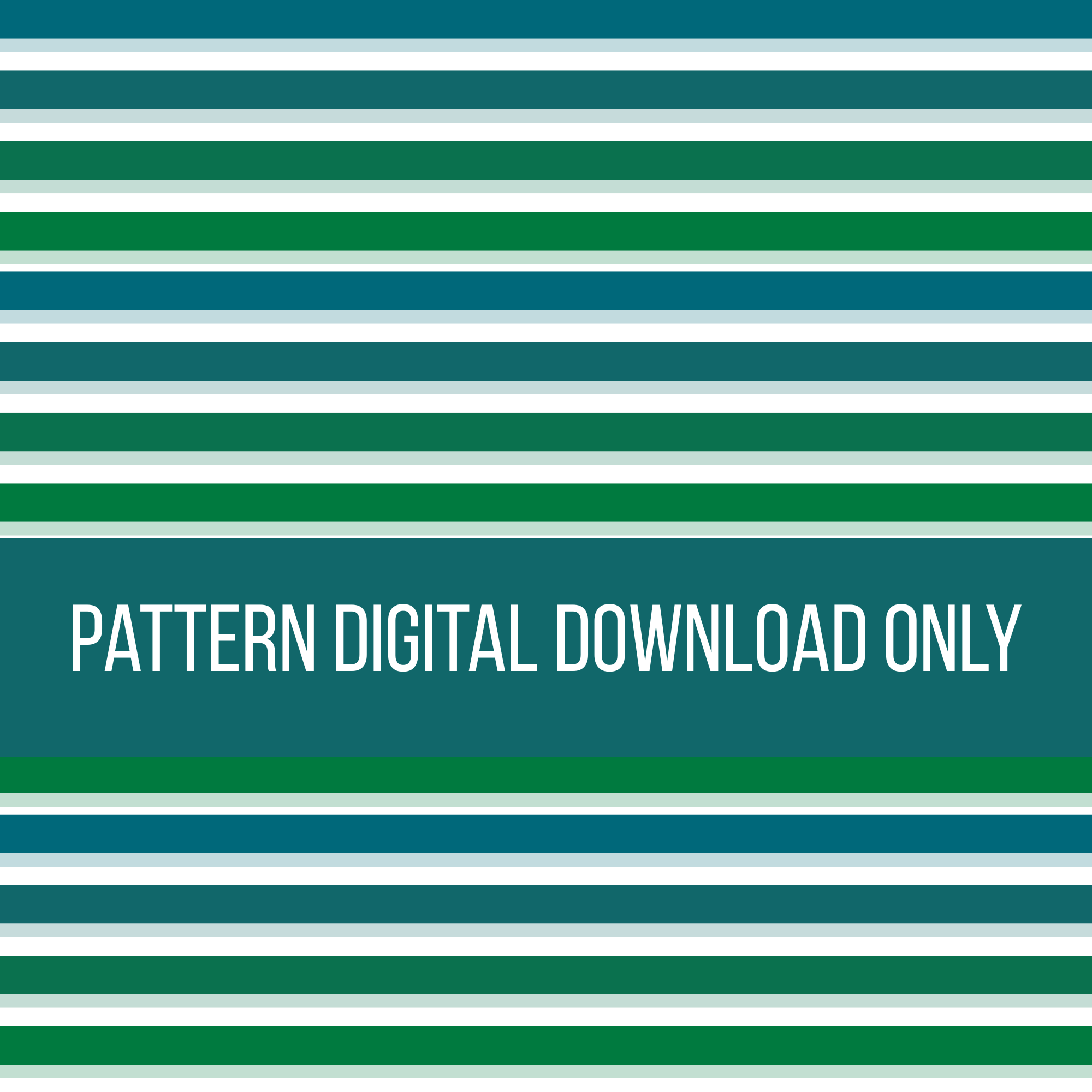 Five Blue & Green Patterns (Digital Download)