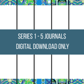 Series 1 Complete Journal Pages All 5 Indian Geometric Borders | Printable Writing Page Set | Instant Digital Download