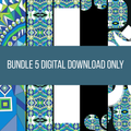 Series 1 Bundle No.5 The Crown World | 6 Digital Downloads | Dancer · Eye Pattern · Crown Journal · Phone & Desktop Wallpaper · Final Om Print