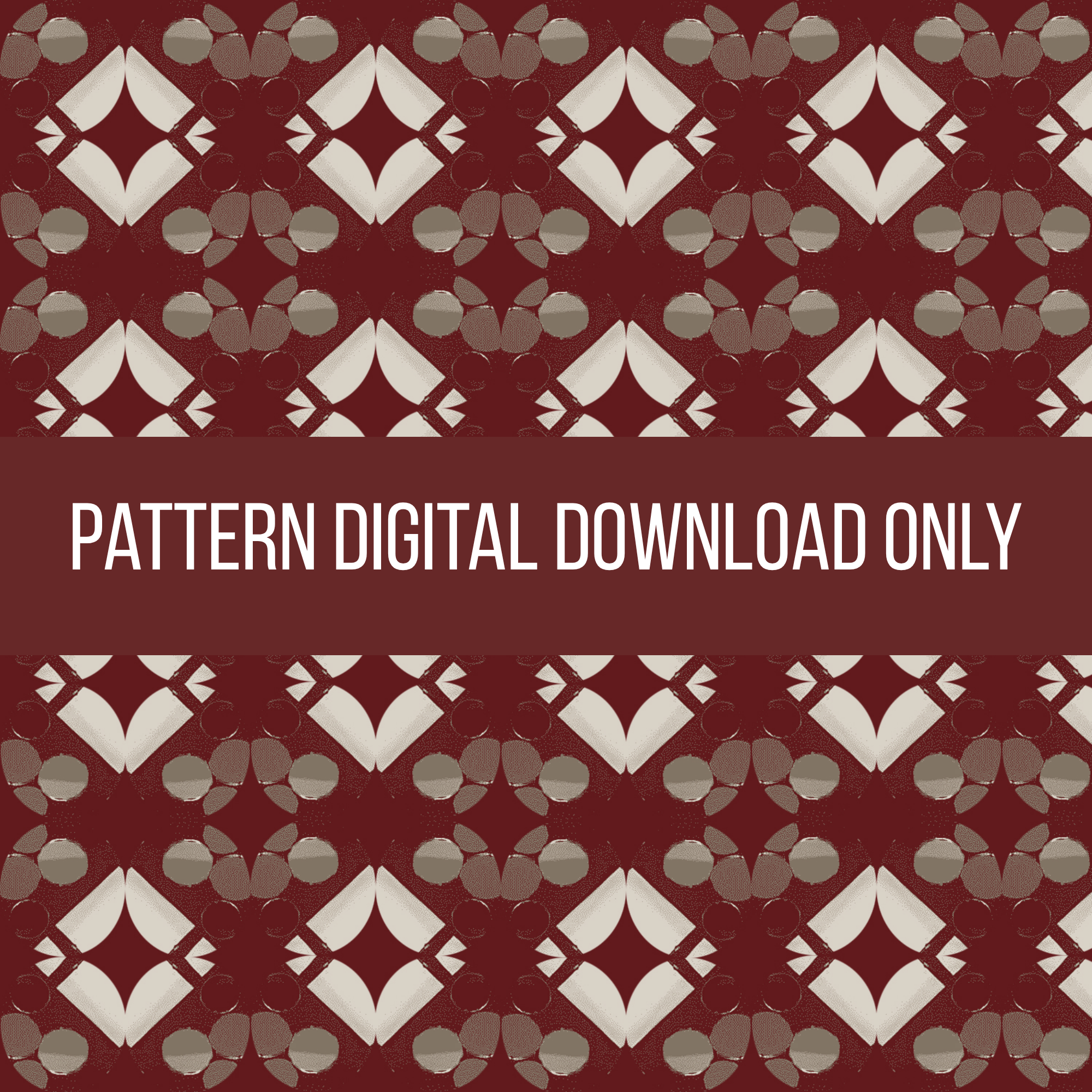 Blood Red Seamless Inspired Pattern 1
